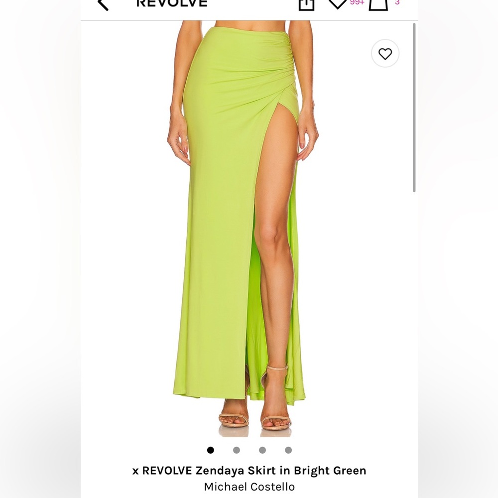 Revolve x Michael Costello zandaya skirt